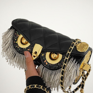 Designer Inspired Owl Purse