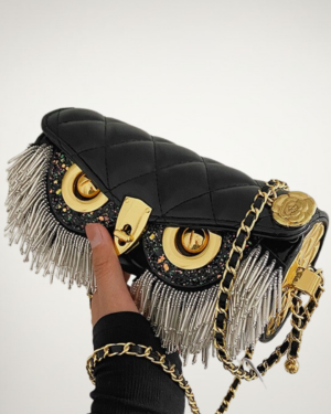 Designer Inspired Owl Purse