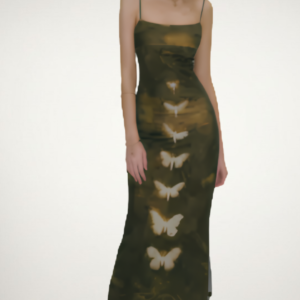Layla Butterfly Mesh Dress