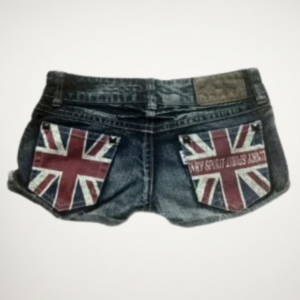 Union Jack Vintage Wash Hotpants