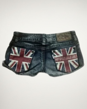 Union Jack Vintage Wash Hotpants