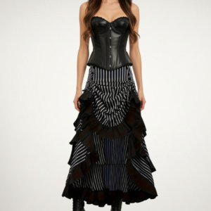 The Dorian Gothic Ruffle Skirt
