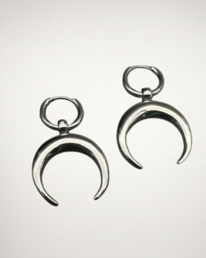 Lunar Horn Hoops